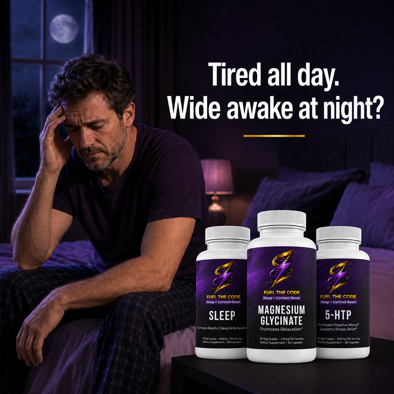 Sleep + Cortisol Reset Stack — Fuel the Code