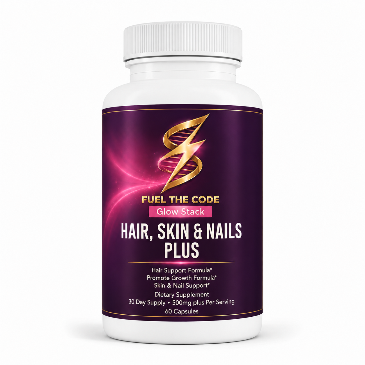 Hair, Skin & Nails Plus bottle